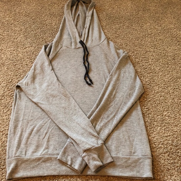 Grey sweatshirt- SO SOFT!! - Picture 3 of 4